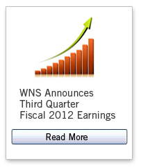 WNS Thrid Quarter Fiscal 2012 Earnings