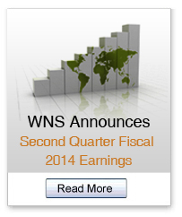 WNS Announces Fourth Quarter Fiscal 2013 Earnings